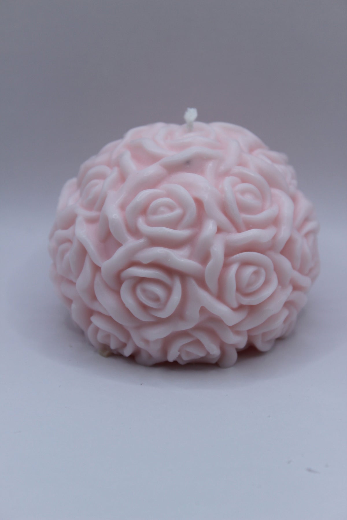 Esfera Flora em rosa – vista frontal