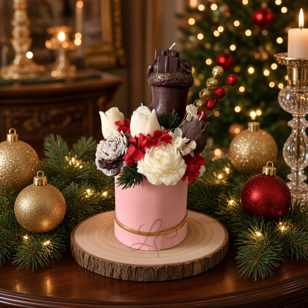 Magia do Natal Iluminada (Rosa)
