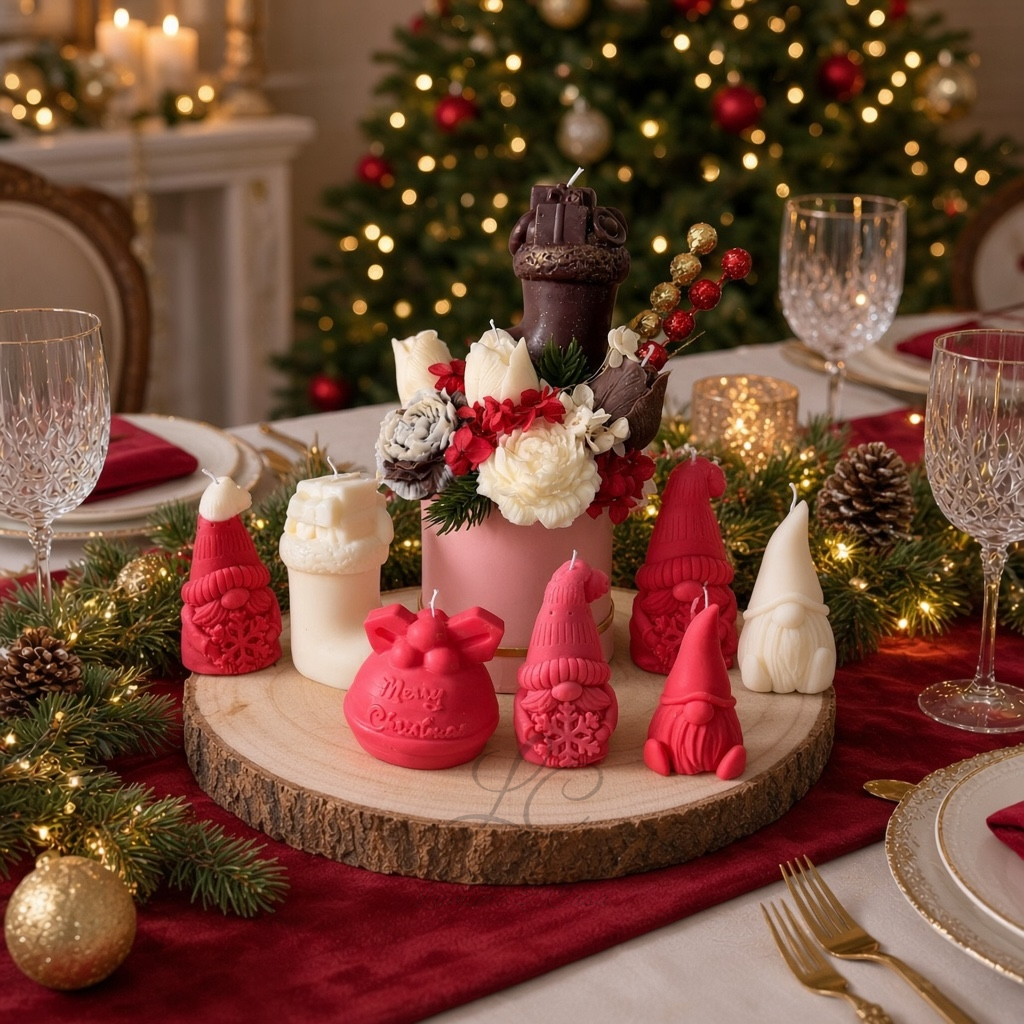 Magia do Natal Iluminada (Rosa)